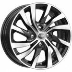 Литой диск K&K КС882 6x15 4*100 Et:40 Dia:60,1 алмаз черный