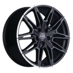 Литой диск Khomen 1904 8,5x19 5*112 Et:30 Dia:66,6 Black matt MR