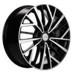 Литой диск Khomen 1717 7x17 5*108 Et:40 Dia:60,1 Black-FP