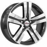 Литой диск iFree Rebel 7x17 5*108 Et:45 Dia:67,1 Блэк Джек
