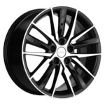 Литой диск Khomen 1807 8x18 5*114,3 Et:50 Dia:60,1 Black-FP