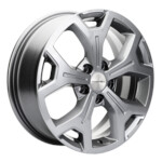Литой диск Khomen 1710 6,5x17 5*114,3 Et:40 Dia:64,1 Gray