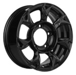 Литой диск Khomen 1505 5,5x15 5*139,7 Et:5 Dia:108,1 Black
