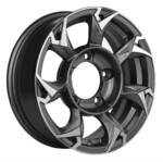 Литой диск Khomen 1505 5,5x15 5*139,7 Et:5 Dia:108,1 Gray-FP