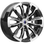 Литой диск K&K Меконг (КС959 7,5x18 6*139,7 Et:25 Dia:106,1 алмаз чёрный