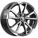 Литой диск K&K КС1005 6x15 5*100 Et:38 Dia:57,1 алмаз чёрный