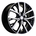 Литой диск Khomen 1806 7x18 5*114,3 Et:37 Dia:66,6 Black-FP
