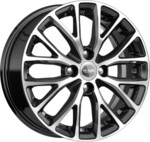 Литой диск K&K KC782 6x15 4*100 Et:48 Dia:54,1 Алмаз-черный