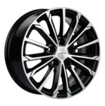 Литой диск Khomen 1611 6,5x16 5*114,3 Et:45 Dia:60,1 Black-FP