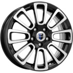 Литой диск K&K Неман 6x15 4*98 Et:35 Dia:58,6 алмаз черный