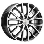 Литой диск Khomen 1506 6x15 4*100 Et:48 Dia:54,1 BLACK-FP