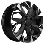 Литой диск Khomen 1402 5,5x14 4*100 Et:43 Dia:60,1 Black-FP