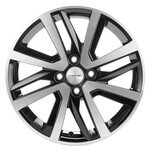 Литой диск Khomen 1609 6x16 4*100 Et:37 Dia:60,1 BLACK-FP