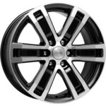 Литой диск K&K R7-Рольф 7,5x17 6*114,3 Et:39 Dia:67,1 Алмаз-черный
