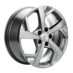 Литой диск Khomen 1712 7x17 5*114,3 Et:45 Dia:67,1 Gray