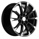 Литой диск Khomen 1808 7,5x18 5*114,3 Et:35 Dia:60,1 Black-FP