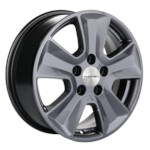 Литой диск Khomen 1601 6,5x16 5*114,3 Et:50 Dia:66,1 Gray