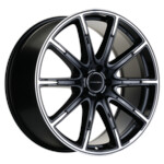 Литой диск Khomen 2102 9,5x21 5*112 Et:45 Dia:66,6 Black-FP