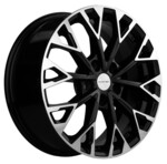 Литой диск Khomen KHW1718 7x17 5*114,3 Et:37 Dia:66,6 Black-FP