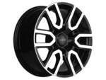Литой диск Khomen 1723 8x17 6*139,7 Et:30 Dia:106,1 Black-FP