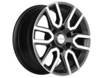 Литой диск Khomen 1723 8x17 6*139,7 Et:25 Dia:106,1 Gray-FP