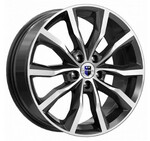Литой диск K&K Портер 7,5x18 5*108 Et:47 Dia:60,1 алмаз чёрный