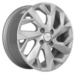 Литой диск Khomen 1508 6x15 4*100 Et:50 Dia:60,1 F-Silver