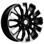 Литой диск Khomen 2010 8x20 6*139,7 Et:28 Dia:78,1 Black-FP
