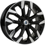 Литой диск K&K Морейн 6,5x17 5*114,3 Et:40 Dia:64,1 алмаз чёрный