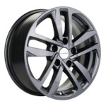 Литой диск Khomen 1612 6,5x16 5*114,3 Et:45 Dia:60,1 Gray
