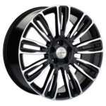 Литой диск Khomen 2004 8,5x20 5*130 Et:45 Dia:71,6 Black-FP
