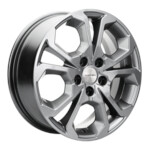 Литой диск Khomen 1711 6,5x17 5*114,3 Et:50 Dia:66,1 Gray