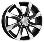 Литой диск K&K Джемини 6x15 4*98 Et:35 Dia:67,1 алмаз черный