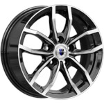 Литой диск K&K Фрост 6,5x15 5*100 Et:38 Dia:57,1 Алмаз чёрный