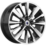 Литой диск K&K Эрман 6,5x16 4*100 Et:37 Dia:60,1 алмаз чёрный