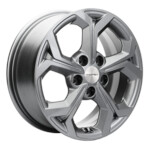 Литой диск Khomen 1606 6,5x16 5*114,3 Et:50 Dia:67,1 Gray