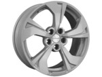 Литой диск Khomen 1724 7x17 5*108 Et:40 Dia:54,1 F-Silver
