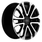 Литой диск Khomen 1805 7,5x18 6*139,7 Et:36 Dia:100,1 Black-FP