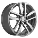 Литой диск Khomen 1612 6,5x16 5*108 Et:50 Dia:63,3 F-Silver-FP