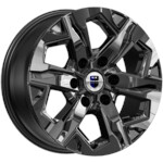 Литой диск K&K Тейт 7,5x17 6*139,7 Et:36 Dia:100,1 кварц