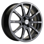 Литой диск Khomen 1707 6,5x17 4*100 Et:43 Dia:60,1 Gray-FP