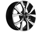 Литой диск Khomen 1906 7x19 5*108 Et:45 Dia:65,1 Black-FP