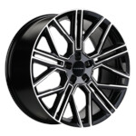 Литой диск Khomen 2101 9,5x21 5*112 Et:36 Dia:66,6 Black-FP
