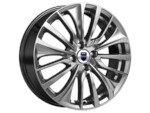 Литой диск K&K Flanker 6,5x17 5*108 Et:33 Dia:60,1 дарк платинум