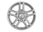 Литой диск Khomen 1602 6,5x16 5*139,7 Et:40 Dia:98 F-SILVER