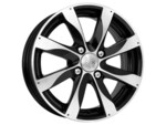 Литой диск K&K Джемини 6x15 4*108 Et:50 Dia:63,3 алмаз черный