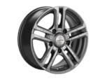 Литой диск Khomen 1602 6,5x16 5*139,7 Et:35 Dia:98 Gray