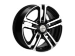 Литой диск Khomen 1602 6,5x16 5*139,7 Et:40 Dia:98 Black-FP