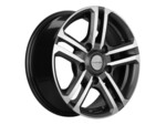 Литой диск Khomen 1602 6,5x16 5*139,7 Et:35 Dia:98 Gray-FP