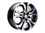 Литой диск Khomen 1711 6,5x17 5*114,3 Et:50 Dia:64,1 Black-FP